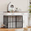 Large Wooden Dog Crate with Drawers 2
