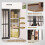 Large Wooden Dog Crate with Drawers 7
