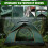 Green Waterproof Tent for 3-4 People 3