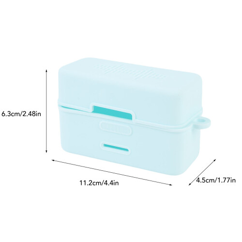 Silicone Protective Cover for Mic Mini Microphone Charging Case Blue 1