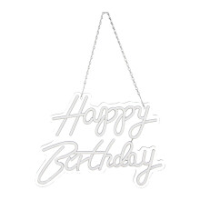 Happy Birthday LED Neon Sign 40x31cm Acrylic Romantic Party Decoration