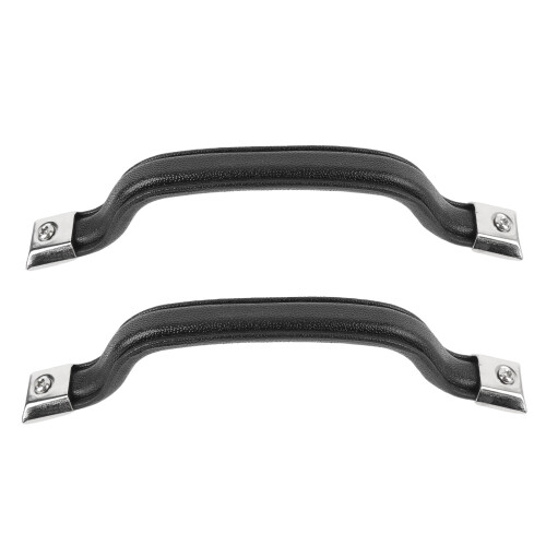 Interior Door Handle Pull Strap Kit for YJ 1987-1995 Black Left & Right