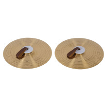 14 Inch Alloy Drum Cymbal Set with Straps for Beginners