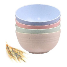 4 Piece Cereal Bowl Set, Durable Breakfast Bowls Serving Bowls, Assorted Colours for Family, Kitchen Daily Use