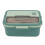 Plastic Lunch Box 1500ml, Compartmentalized, Microwaveable Leak-Proof Bento Box with Handle for School Work 3