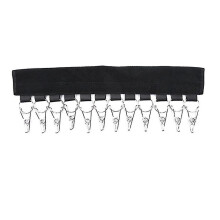 Ganchos de Arame para Chapéus, 12 Unidades, Organizador de Guarda-Roupa, Compatível com Cabides, Para Chapéus e Acessórios