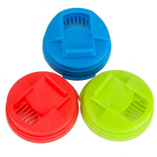 Wiederverwendbare Dosen Deckel 6er Set kompatibel mit 5.4 cm Dosen, auslaufsicher, 3 Farben