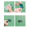 4er Set Desktop-Kabel-Organizer selbstklebender Kabelhalter 7x4cm 4
