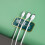 4er Set Desktop-Kabel-Organizer selbstklebender Kabelhalter 7x4cm 9