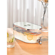 Beverage Dispenser 5.3 Litre BPA-Free Food Grade with Tap, Large Capacity Cold Drink Jug for Fridge, Camping and Parties