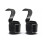 Weightlifting Hooks 2-Pack, Adjustable Nylon SBR Rubber Handles for Pull-Ups, Deadlifts, Back Training - Black 5