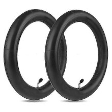 Chambre à air pour vélo ou trottinette, 12,5 x 2,25 pouces, en caoutchouc butyle, avec valve coudée, lot de 2