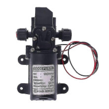 Pompa wodna z membraną samozasysającą 12 V DC 70 W 6 l/min 130 PSI, wysokociśnieniowa, do czyszczenia pojazdów rolniczych i morskich