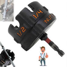 (Aluminum Alloy) Nut Zipper Drill Attachment - Socket Bit Adapter for Fast Bolt Removal & Automotive Repairs