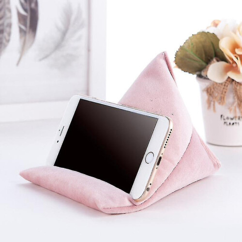 Almofada de Suporte para Tablet e Telemóvel com Base Multiângulo, Design Leve e Toque Suave de Veludo
