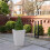 Samuel Alexander 45cm Tall Plastic Slate Effect Garden Patio Planter in Stone 2