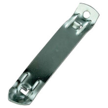 Traditional Can Opener with Bottle Opener, Nickel Plated Kitchen Tool, 10cm Handheld Can Punch