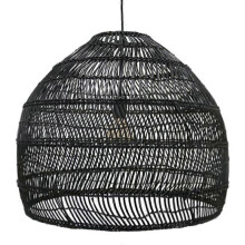 Rattan Pendant Light 35cm Natural Woven Lampshade E27 Socket for Living Room Dining Room Home Decoration