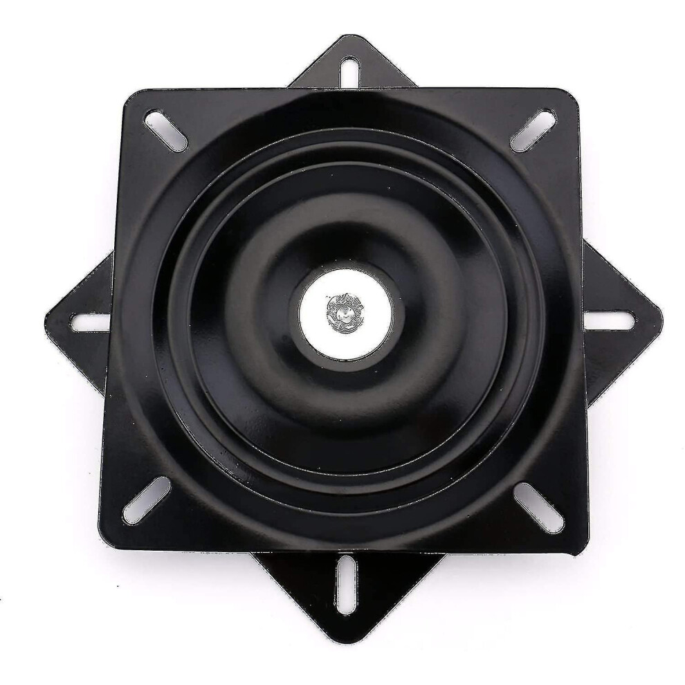 Bar Stool Swivel Mechanism, 6.15 Inch Square Plate, 360 Degree Rotation For Bar Stools And Chairs, Heavy Duty Steel Replacement Part 6901508306011
