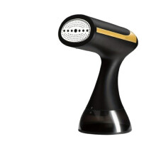 Vaporiera portatile da 1500 W con serbatoio dell'acqua capiente per una stiratura rapida a casa e in viaggio.