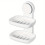 Suction Cup Soap Sponge Holder - No Drilling Installation, Single or Double Version for Bathroom Kitchen Storage 3
