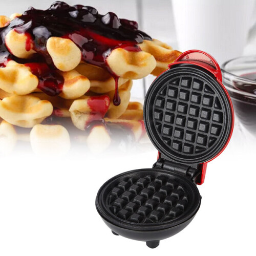 Double-Sided Waffle Maker, Non-Stick Baking Pan, Compact Design for Small Kitchens, ABS Material 2