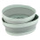 Drain Basket Double Layer Foldable Food Grade Plastic with Hanging Hole for Kitchen Storage 5