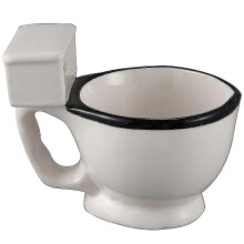 Caneca de Cerâmica 300ml Copo de Café Estilo Americano com Alça, Porcelana Branca e Preta, Utensílios de Bebida Ecológicos