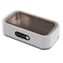 Pulitore a ultrasuoni da 650 ml e 50.000 Hz per gioielli e vetreria, con serbatoio in acciaio inox 304 e grado di protezione IPX6.