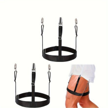 Herrenhemdenbügel mit rutschfesten Clips und verstellbarer Elastizität für die tägliche Aufbewahrung und optimale Organisation Ihrer Garderobe.