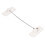 Childproof Window Restrictor 360 Rotatable Non Mark Lock, White 16