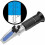 Refractometer for Wine Making, 0-40% Brix 0-25% Alcohol, Grape Sugar Content Tester with ATC 5