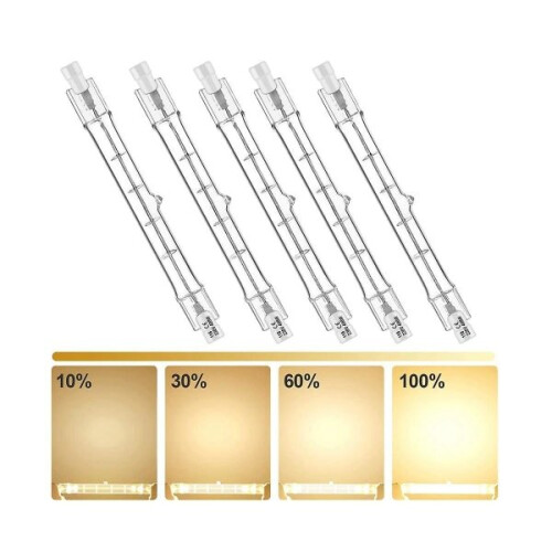Λαμπτήρας Halogen R7S 300W Dimmable 4480lm 1500h για Εσωτερικού και Εξωτερικούς Χώρους 2