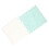 10 Stück Plüsch-Schaumstoff-Interlock-Matte 31x30cm Mint/White 11