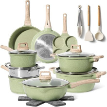 JUST Perfecto Induction Cookware ,Set of Saucepans with Lids , All Heat Sources , Non Stick Frying Pan , PFOA and PTFE Free , Set with Frying Pans