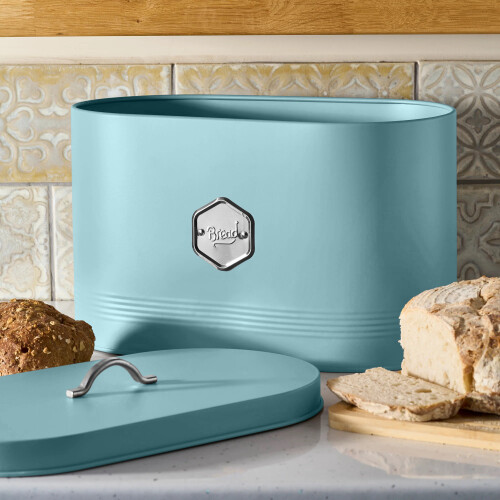 Cooks Professional Cooks Professional Bread Bin | Blue / Silver 2