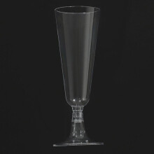 Calici da champagne monouso in resina plastica, set da 60 pezzi da 150 ml per feste ed eventi.