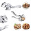 Nut Cracker Tool 8.2x18cm with Foot Pad, Manual Nut Sheller for Hazelnuts Walnuts Almonds, Home Kitchen Nutcracker 3