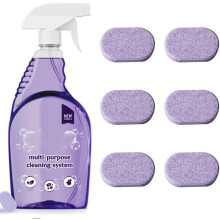 (B) Cleanlix Cleaner for Instant Stain Removal,Cleanlix Spray with Cleaning Tablets