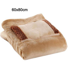 USB Electric Blanket 60x80 cm Flannel with Hand Warmer Pocket for Home Travel