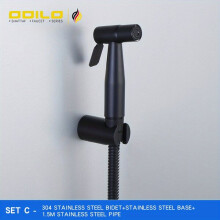 Stainless Steel Bidet Sprayer Toilet Hygiene Cleaner with Easy Installation for Home Public Use, Ergonomic Handheld Cloth Washer