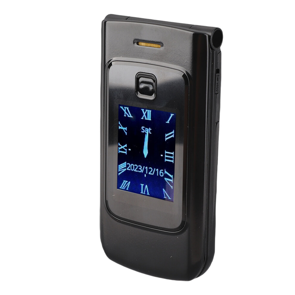 Senior Flip Phone 4G With 4800Mah Battery, Big Buttons, Dual Screen, Sos Button, Black 8741388527254