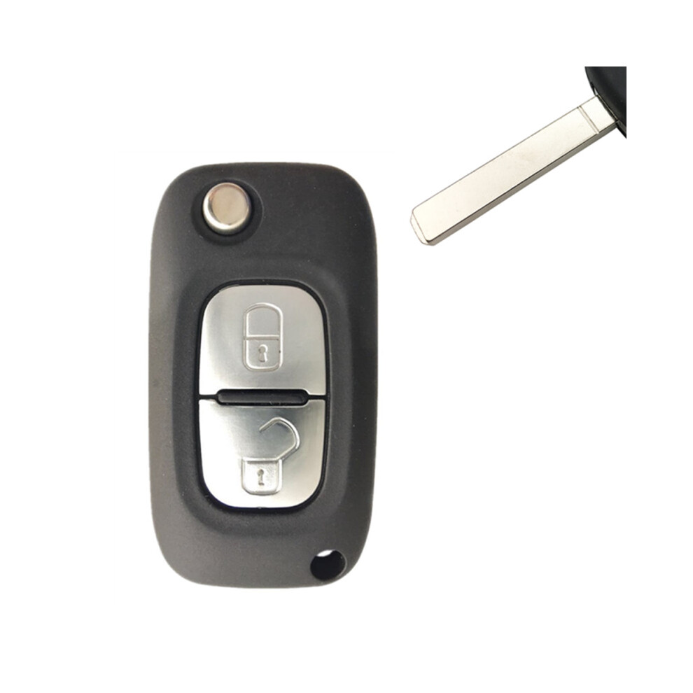2 Buttons Car Remote Key Case Cover Flip Fob Folding Uncut Blade Shell For Renault Fluence Clio /Megane /Kangoo Modus 6935161658668