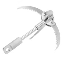 Grappling Hook 4 Folding Claw 868g 1.5cm Silver