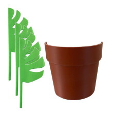 Wandmontierter Schmuckhalter, Spiegel  Badezimmer  Organizer für Monstera  Dekoration