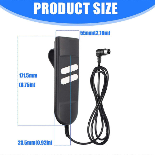 Motorized Bed Remote Control with 4 Buttons for Senior Assistance 1