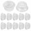Silicone Sealer Caps 12-Pack for Pressure Cooker Float Valves Replacement Gaskets 2
