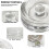 Fermentation Weights for Wide Mouth Jar, 4PCS with Grip Handle for Pickling 5
