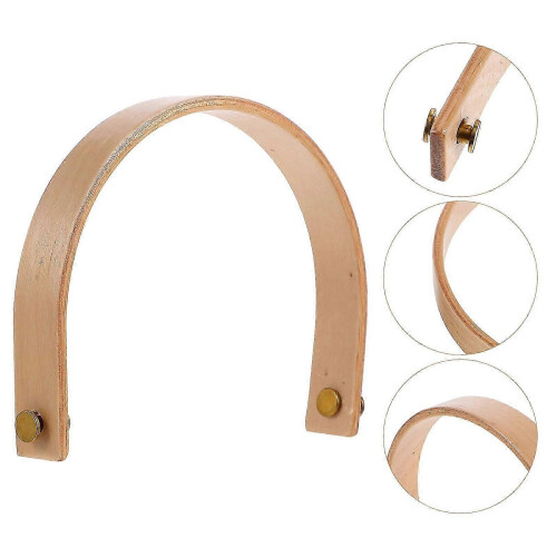 U-shaped Teapot Handle Replacement, Wooden Kettle Handle for Tea Pot, 2 Sets 1
