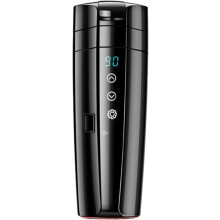 Car Heated Cup 12V 24V Universal 400ml with Adjustable Temperature Control and Leak-Proof Design for Travel